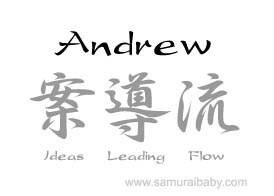 andrew name kanji